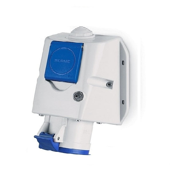 Комбиниран монофазен контакт Scame 32А | 2P+Е+ШУКО RheidonTech BG