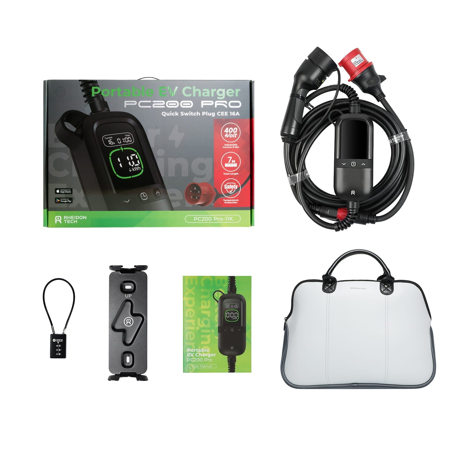 Преносима зарядна станция RheidonTech 11kW PC200 PRO Rheidon Tech BG